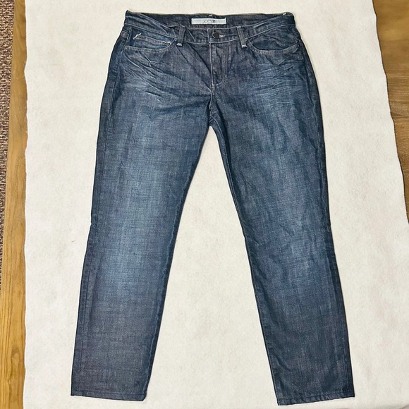 Joe's Jeans Denim - JOE'S Jeans Women's Size 31 Denim Distressed Wash straight Dark‎ Blue